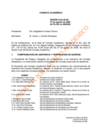 Acta de la sesión CUA-25-08