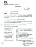 Acta de la sesión CUA-31-09