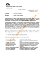 Acta de la sesión CUA-43-09