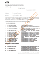 Acta de la sesión CUA-68-12