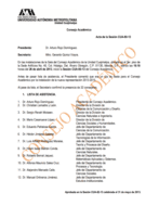 Acta de la sesión CUA-80-13