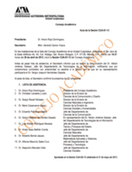 Acta de la sesión CUA-81-13
