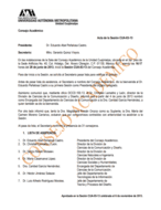 Acta de la sesión CUA-83-13
