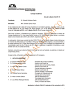 Acta de la sesión CUA-91-13