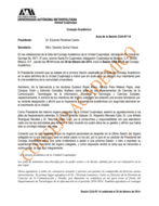 Acta de la sesión CUA-97-14