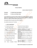 Acta de la sesión CUA-158-18