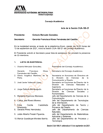 Acta de la sesión CUA-188-21