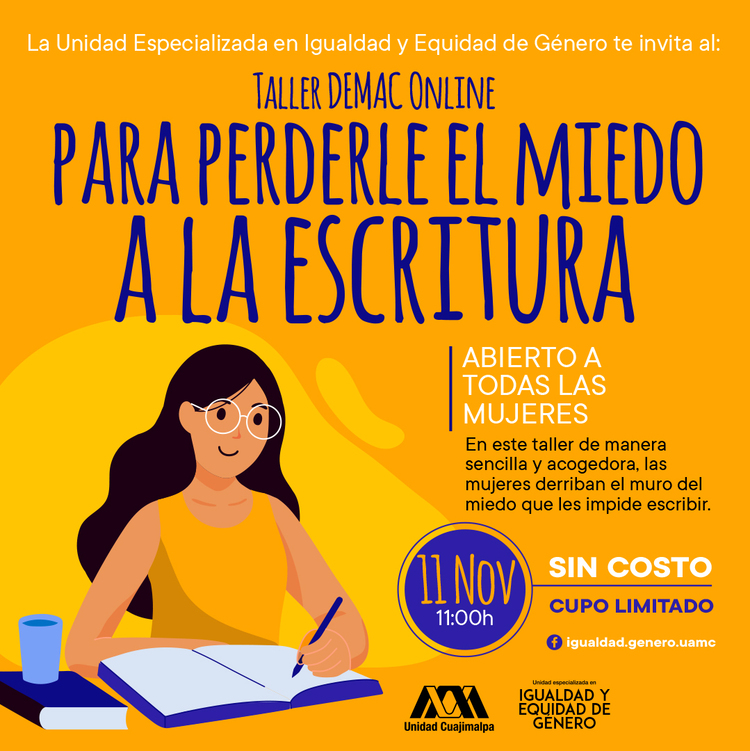 Taller miedo a la escritura