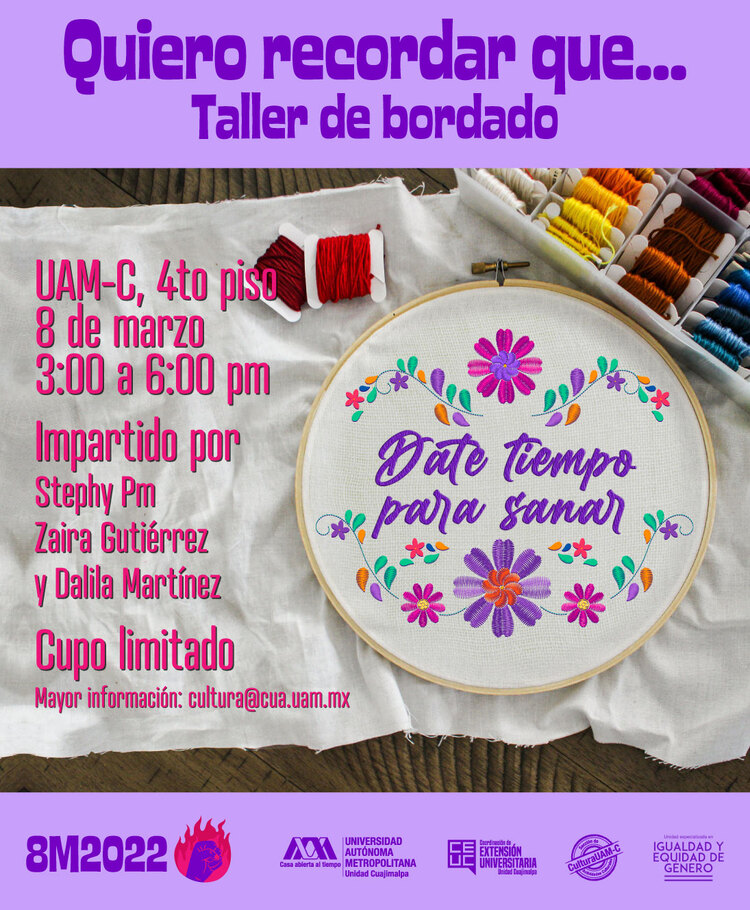 8m bordado