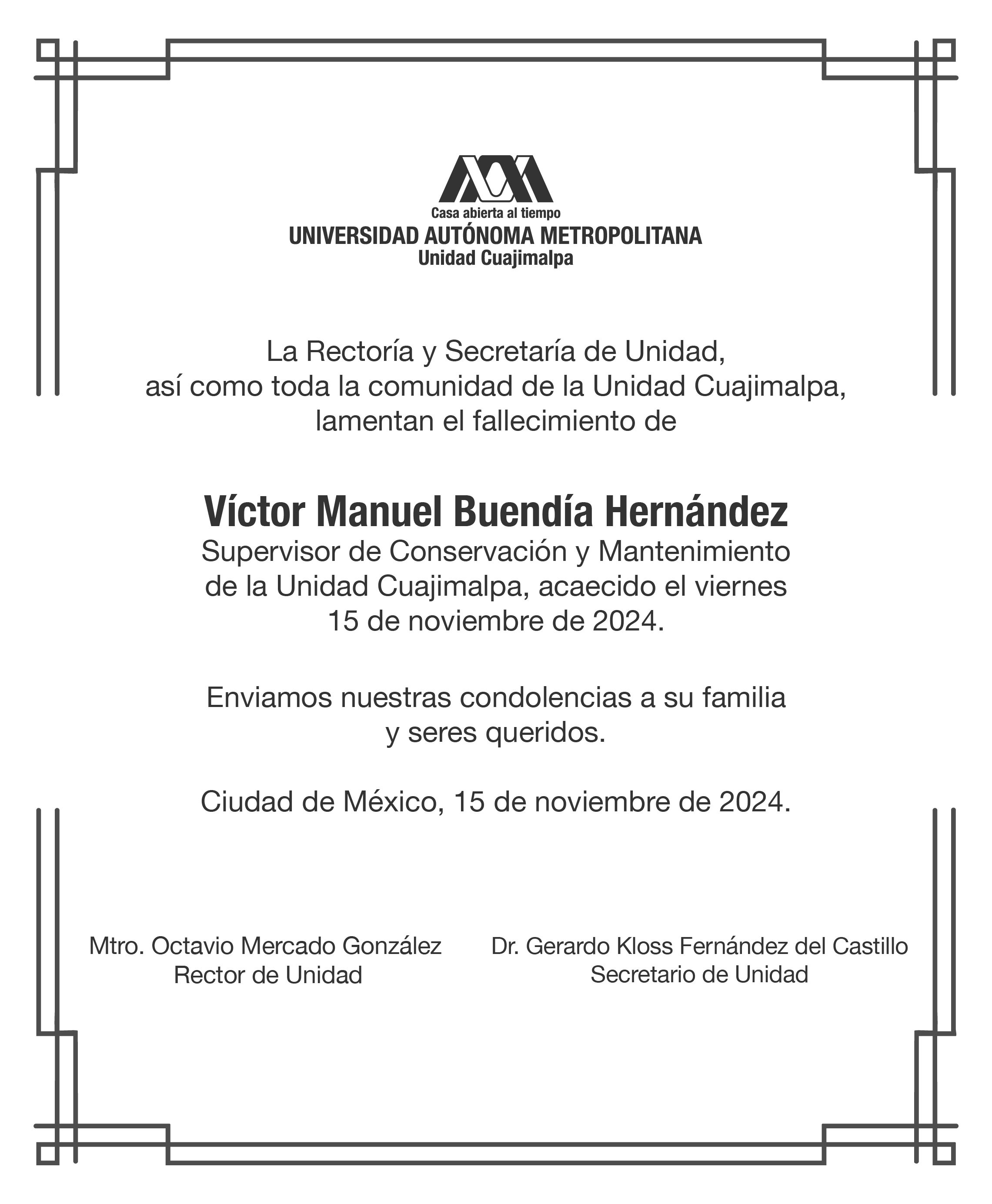 Víctor Manuel Buendía Hernández