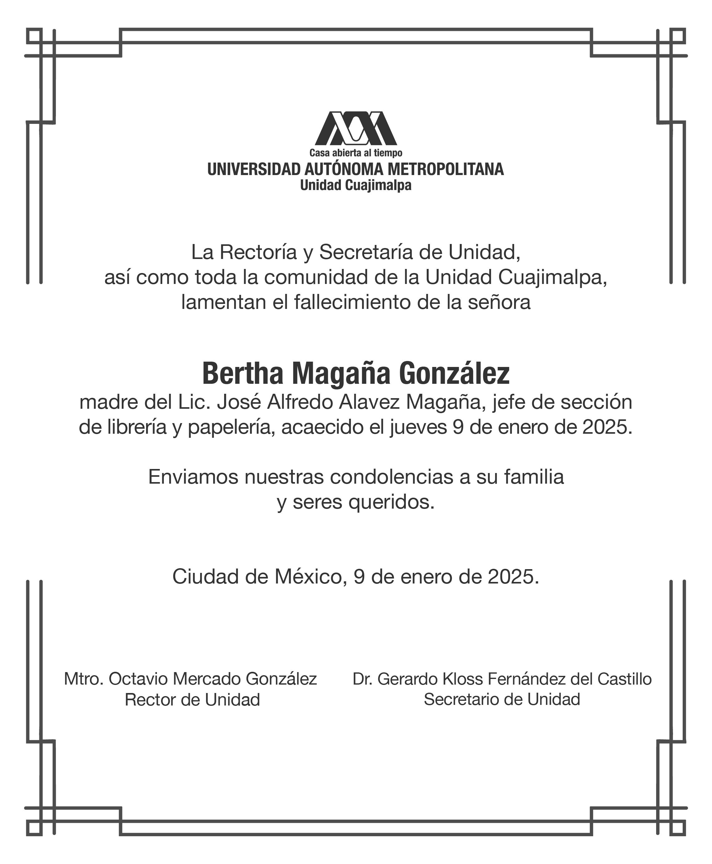 Bertha Magaña Gonzalez